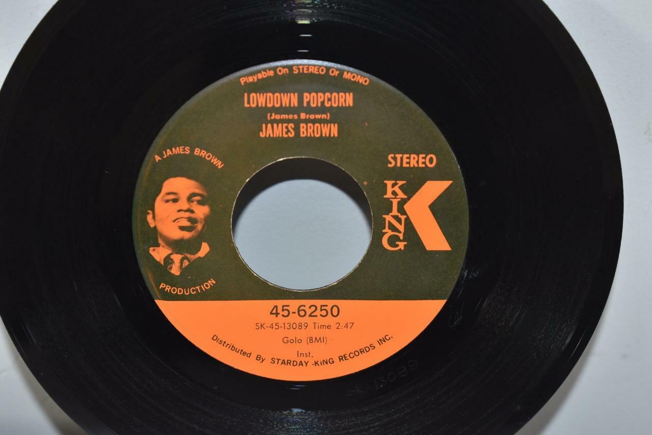 James Brown 45RPM Soul King Records Mint Store Stock Top Of The Stack, Lowdown Leffler's Antiques