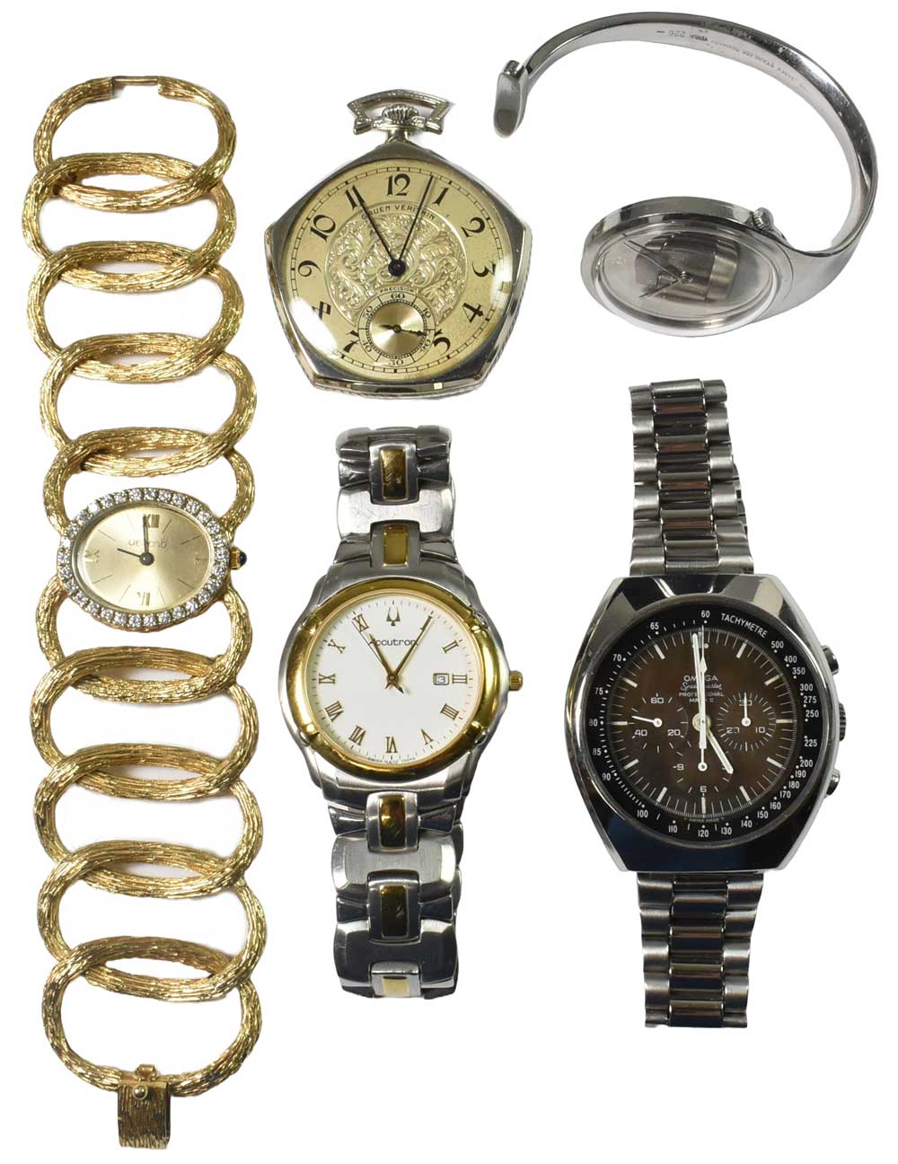 We buy gold watches, rings and bracelets.