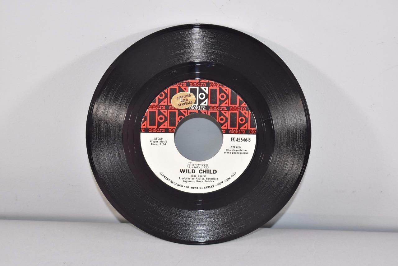 Doors Rock 45 RPM Elektra Records Wild Child & Touch Me | Leffler's ...
